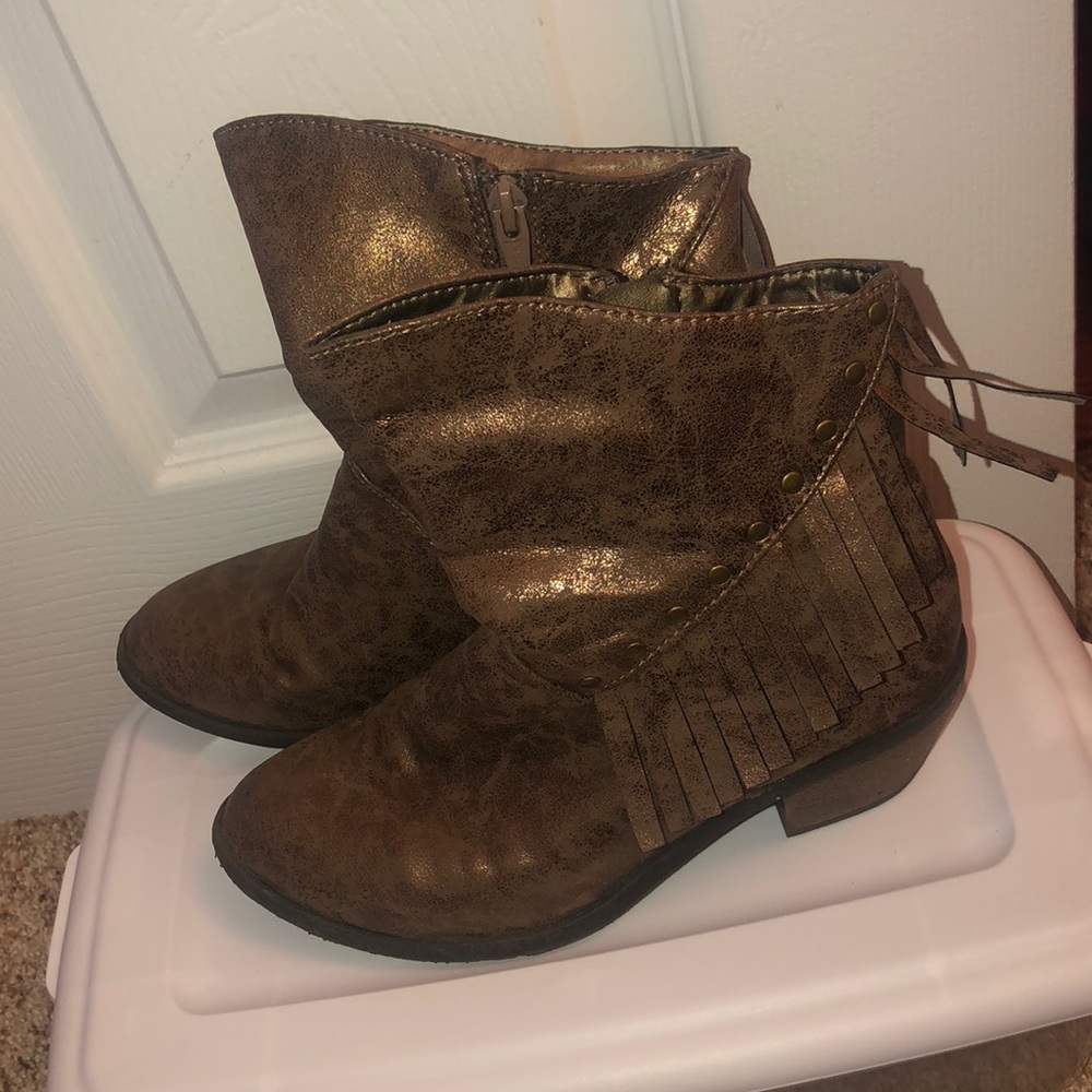 Kids Fringe Boots